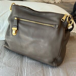 Prada Grey Vitello Daino Shoulder Bag—receipt on request (authentic)